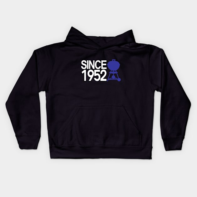 Grill Giants Since 1952 Blue Kids Hoodie by Grill Giants